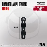 Gambar Hayaidesu Bracket Lampu Tembak FENDER Bar stand dudukan Lampu Tembak NMAX LEXI AEROX - HITAM dari Hayaidesu Indonesia Kab. Tangerang 3 Tokopedia