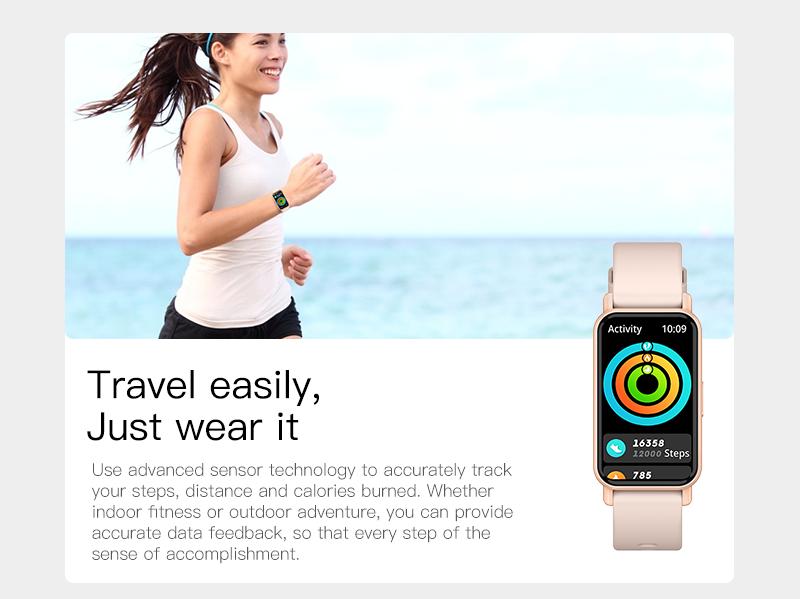 【COD | Garansi 12 Bulan】 Smart Watch PEJE Smartband Band1｜Bluetooth Call | Pemantauan Kesehatan | Pelacak Tidur | IP68 Waterproof | Mode Olahraga | Refresh Rate Tinggi | 24H Ship