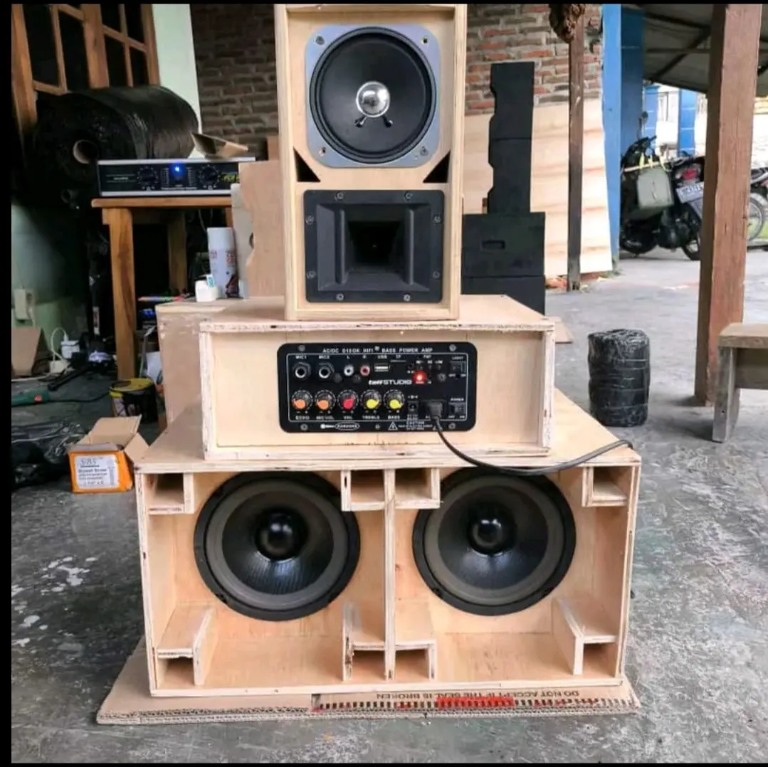 PAKET MINIATUR SOUND SUBWOFER 6 INCH FULL KARAOKE BLUTUTE BISA BAYAR COD DITEMPAT