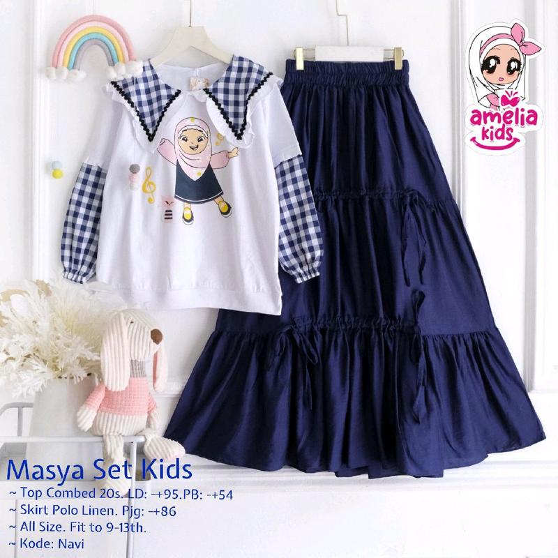 Masya Setelan Baju Anak Remaja Bestseller by Amelia Fashion 0