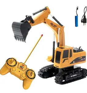 Truk Konstruksi Beko Excavator 360 Derajat Remote Control Baterai Cas - Toys Anak esk ava Mobil mainan bikuescavator