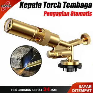 CASTA Flame Gun Gas Torch Portable | Kepala Gas Blow Kuningan | Dual Api | Tipe 818