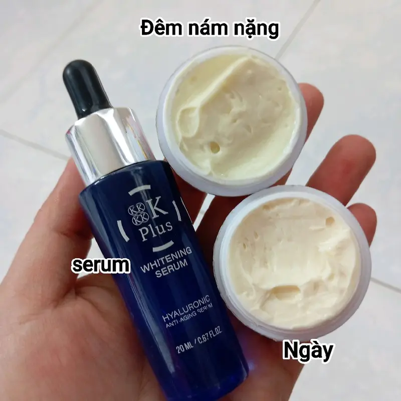 3 món,kem ccm hỗ trợ mờ nám da, đều màu, dưỡng sáng,mềm mịn 3