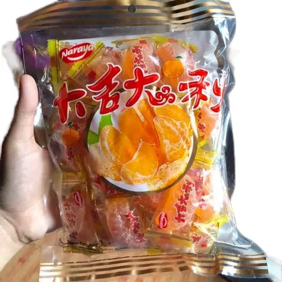 500 GR JELLY JERUK NARAYA HALAL / ORANGE JELLY / JELLY JERUK RASA MANDARIN Food Jeli 0