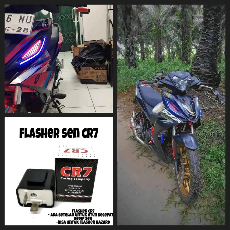 (Gratis Ongkir) Lampu Mata Gaban Honda Supra GTR 150 (Bonus Flahser) 4