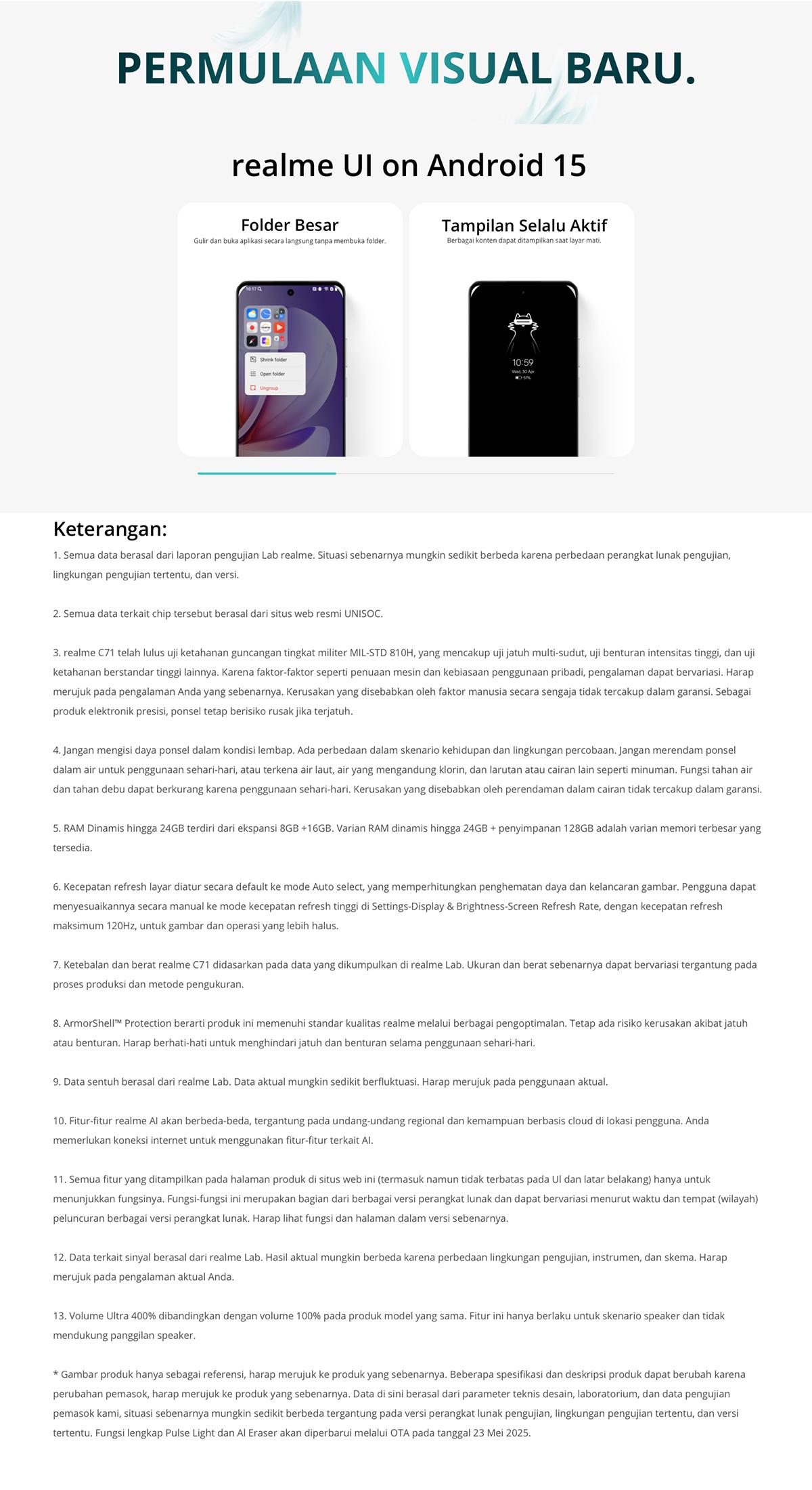 [TONI CU EXCLUSIVE] realme C71 4GB+128GB* | 6300mAh Massive Battery & 45W Fast Charge | 120Hz Eye Comfort Display | AI Experience | NFC