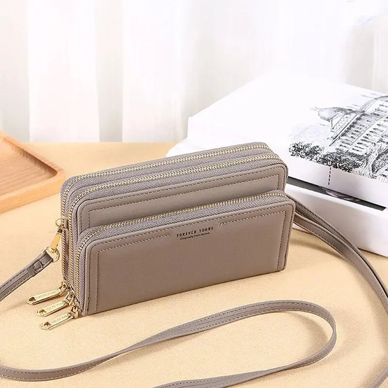Dompet Tas Wanita untuk Handphone Terbaru Dompet Cewek Selempang Fashion Korea Style Kondangan Pesta Luxury Trendy Kulit Kartu 2