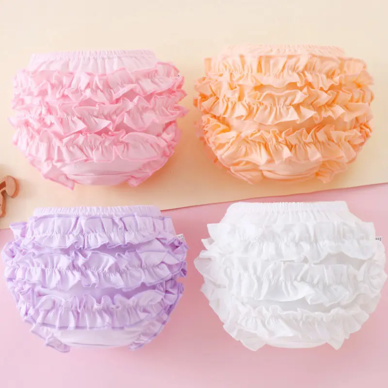 baby underwear female cotton baby bread pants little girl shorts princess briefs for outer wear