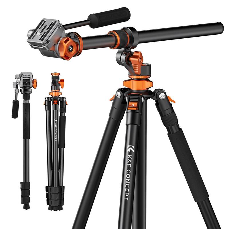 Chân máy ảnh Tripod K&F CONCEPT T254A7 + FH03 | KF09.137