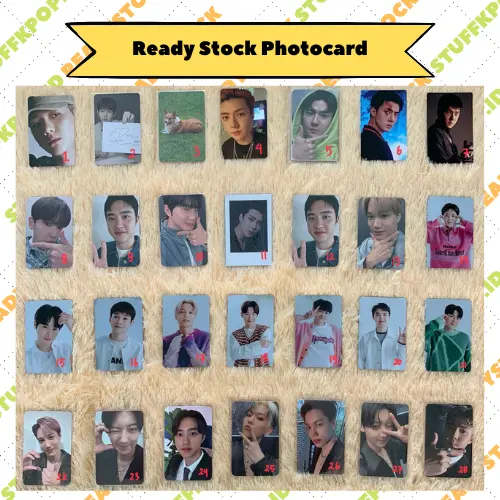 BUY 1 GET 1 [READY 4-6] PHOTOCARD EXO (PHOTOCARD SUHO,PHOTOCARD LAY,PHOTOCARD XIUMIN,PHOTOCARD BAEKHYUN,PHOTOCARD CHEN, PHOTOCARD CHANYEOL,PHOTOCARD DO,PHOTOCARD KAI, PHOTOCARD SEHUN))