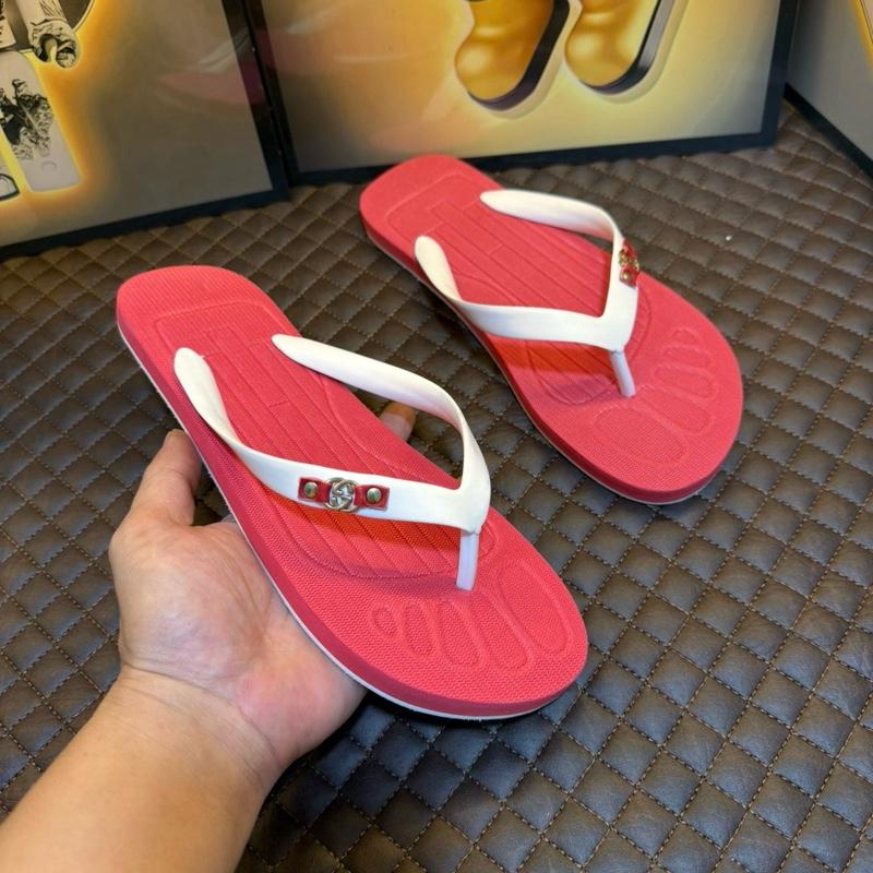 Dép Kẹp Nam Nữ Màu Đỏ Quai Chắc Chắn Lô Gô Đẹp Đế Cao Su 2 Lớp Siêu Sang Giặt Rửa Nước Thoải Mái