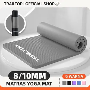 [READY] TrailTop Matras Olahraga NBR Yoga Mat With Tas Matras Yoga Anti Slip Karpet Olahraga Tebal 10 mm