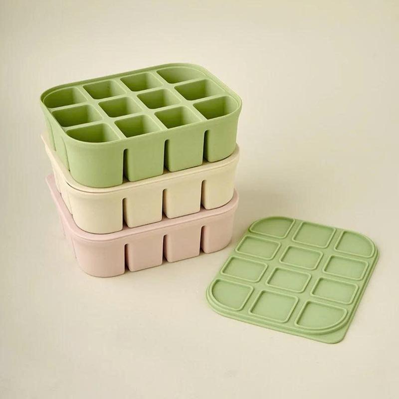  Khay Trữ Đông Ăn Dặm Silicone CHIPPI & CO – Hộp Trữ Đông Đồ Ăn Tiện Dụng Chia Ngăn Thức Ăn 6 Và 12 Có Nắp Dùng Tủ Lạnh & Lò Vi Sóng Chịu Nhiệt Đảm Bảo Vệ Sinh An Toàn Cho Bé 