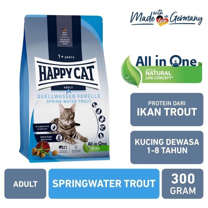 Gambar Happy Cat Makanan Kucing Dewasa Culinary Springwater Trout 300gr dari Happy Dog Happy Cat Indonesia Kota Administrasi Jakarta Utara Tokopedia