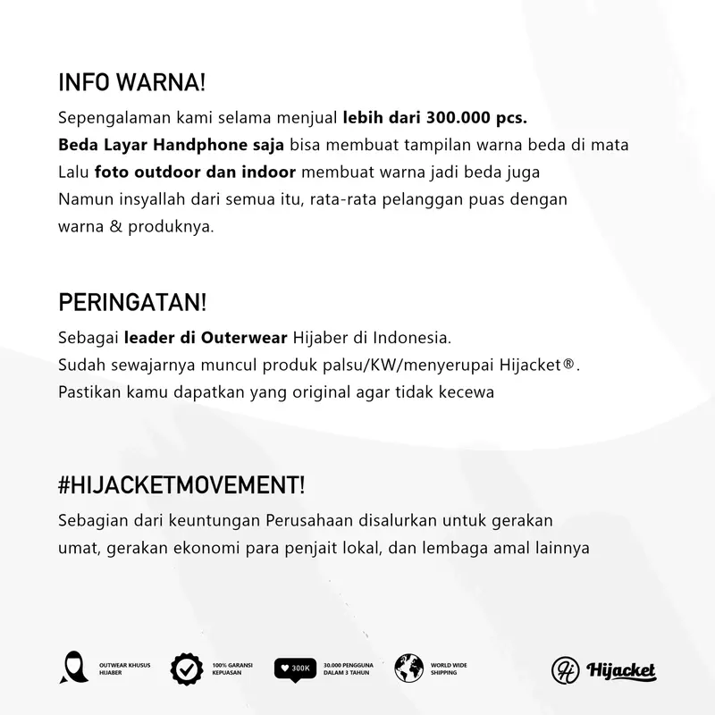 Hijacket Elektra - Jaket Wanita Korea Muslimah 5