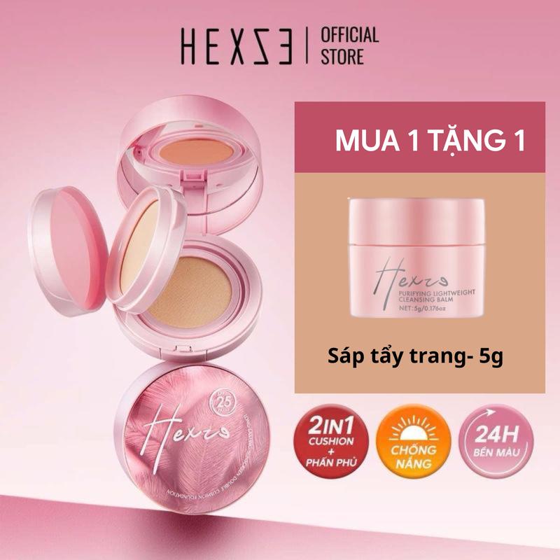   HEXZE x LIVE  -CUSHION 2IN1  - Cushion phấn nước mịn đẹp Trang Điểm Mỹ Phẩm Nữ Cosmetic Women 