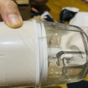 【 versi upgrade Kaca 】【LIVE】ecentio Mini Chopper kaca Blender 6 mata pisau 250ml Portable Kaca Tebal Master Dapur Multifungsi