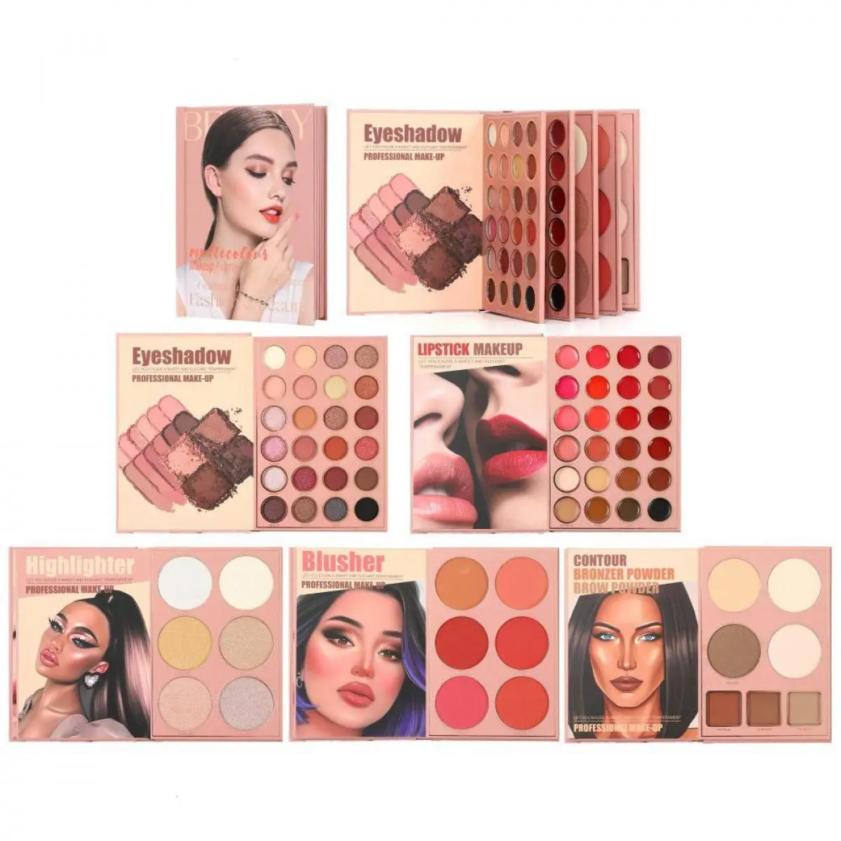 IGOODCO, 67 màu của Pearlescent Matte Easy Tinted Highlighter Eyeshadow Multi-Eye Palette Trang Điểm Phấn Mắt Bảng Phấn Mắt Nữ Women