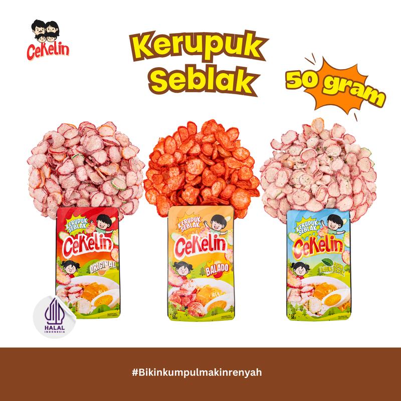 CEKELIN Cemilan Paket Pemula 40pcs Makaroni Mie Lidi Pilus Kerupuk Seblak Basreng Keripik Tempe  Snacks Cemilan Murah Gratis Ongkir 8