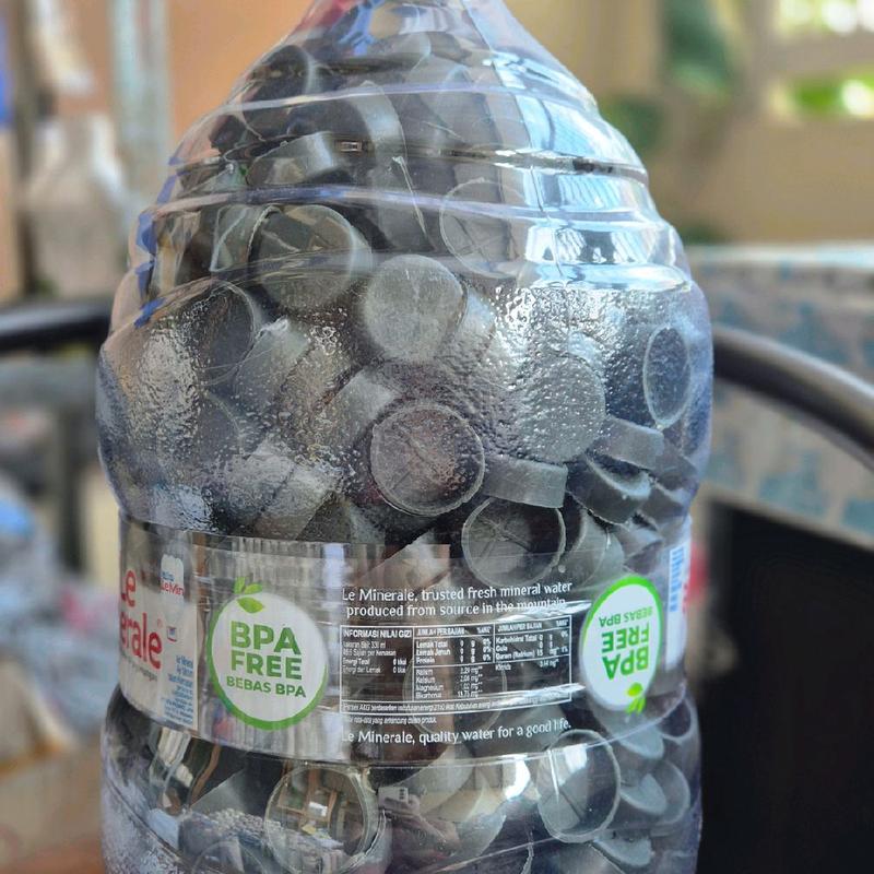 Paket 1kg isi 150 cincin + 150 Tutup Media Baglog jamur 7