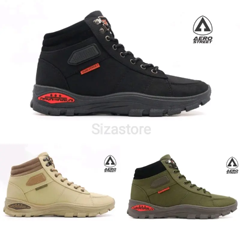 [ORIGINAL] Sepatu Aerostreet Tactical Series 40 - 43 Sepatu Sneakers Boots Pria Shoes 0