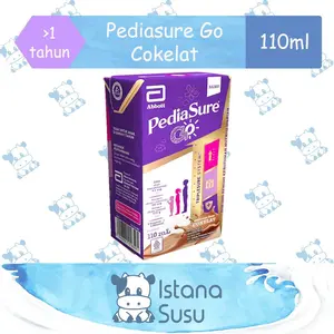 Pediasure GO Vanila / Cokelat Susu UHT 110ml