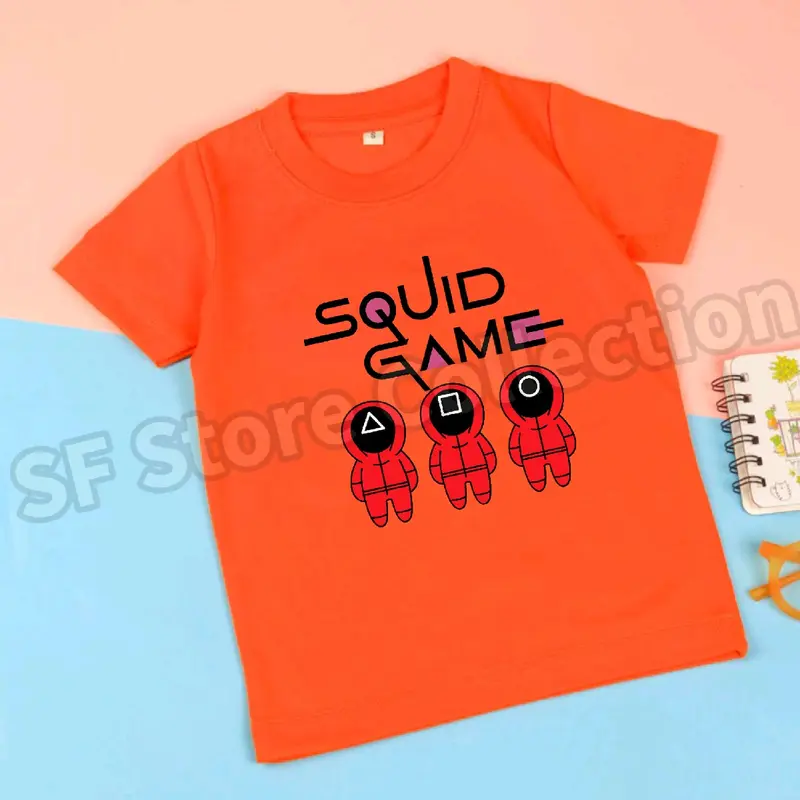 Kaos Anak Perempuan dan Laki Laki Squid Game - Fashion Anak 5