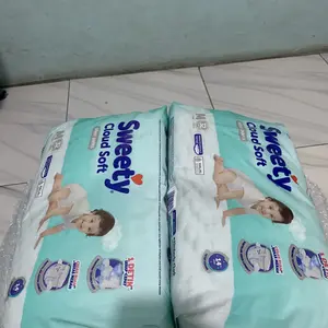 [4 BALL] Sweety Silver Pants Cloud Soft - Popok Bayi Perekat / Baby Tape Diaper / Popok Bayi Celana / Baby Pants Diaper - All Size - (NB-XXL) - Big Pack