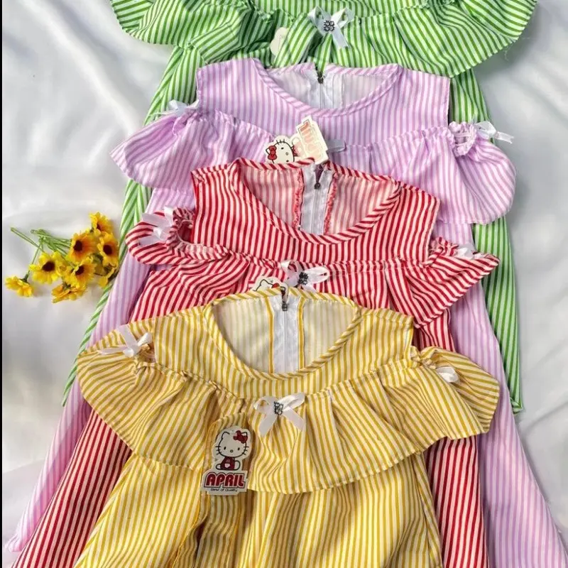 FREE BANDO SABRINA SALUR 1-3 TAHUN Katun Perempuan Cewek Gaun Bayi 3
