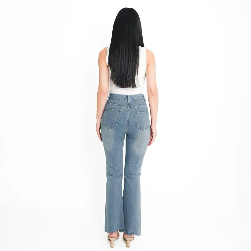 [LUXE.DLABEL] - 161 JEANS  | Celana Panjang Highwaist Wanita Jeans Wanita Polos Ripped Jeans Highwaist Wanita Skinny Jeans Highwaist Baggy Wideleg Jean 7