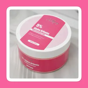 BODY LOTION DOSTING GEMOY ALPHA ARBUTIN 5% ( full 250g ) free serum badan exp