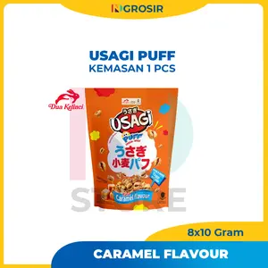 Usagi Puff Caramel Flavour Kemasan 8x10 gram