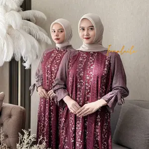 Ellena Dress Gamis Wanita Rayon Motif Mix Rayon Jaguard Lembut Adem Nyaman Daily Bumil dan Busui Friendly By Irmalaila Ellena Dress Gamis Wanita Rayon Motif Mix Rayon Jaguard Lembut Adem Nyaman Daily Bumil dan Busui Friendly By Irmalaila