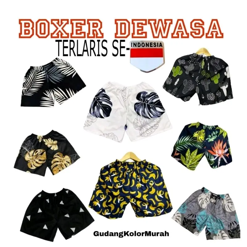 Celana Kolor Boxer Cowo Cewe Murah Cowok