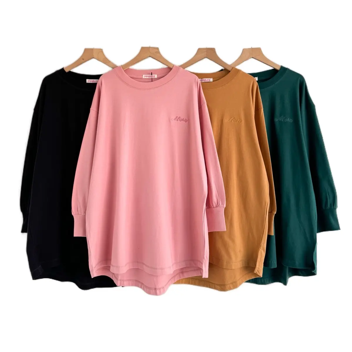 Mighty Moja Kaos Basic Oversize Casual Daily sleeve polos jumbo