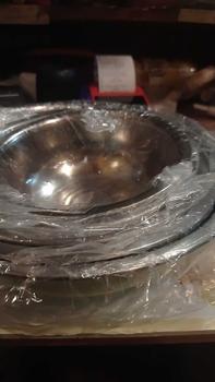 Product Review of Paket Baskom Stainless 5 Warna / Baskom Panci Sayur multifungsi Stainless Anti Karat Steel Wadah from c**a 0