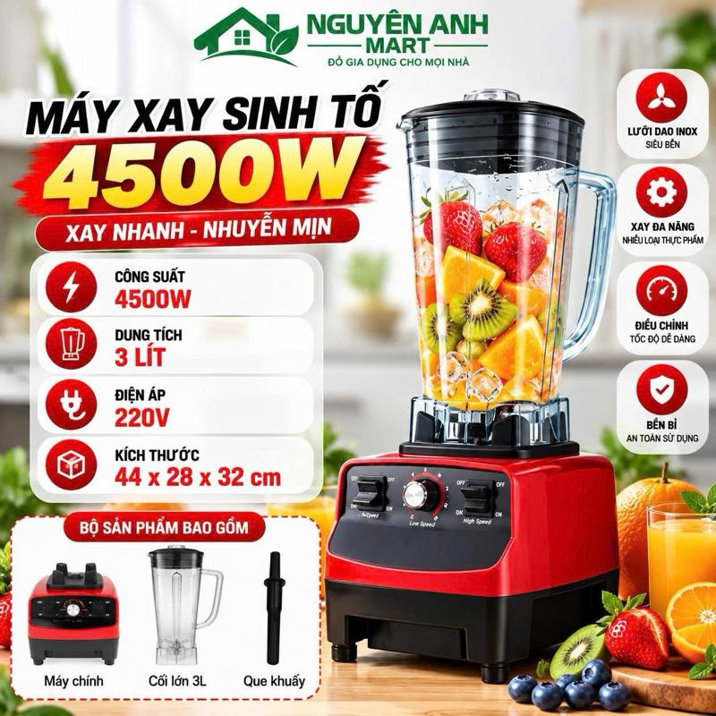 Máy Xay Sinh Tố Đa Năng KAW SILVER CREST