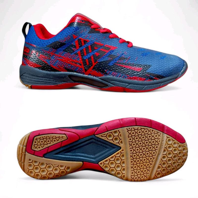 Sepatu Badminton Centro Lite Blue Anti Slip Dan Berdecit 0