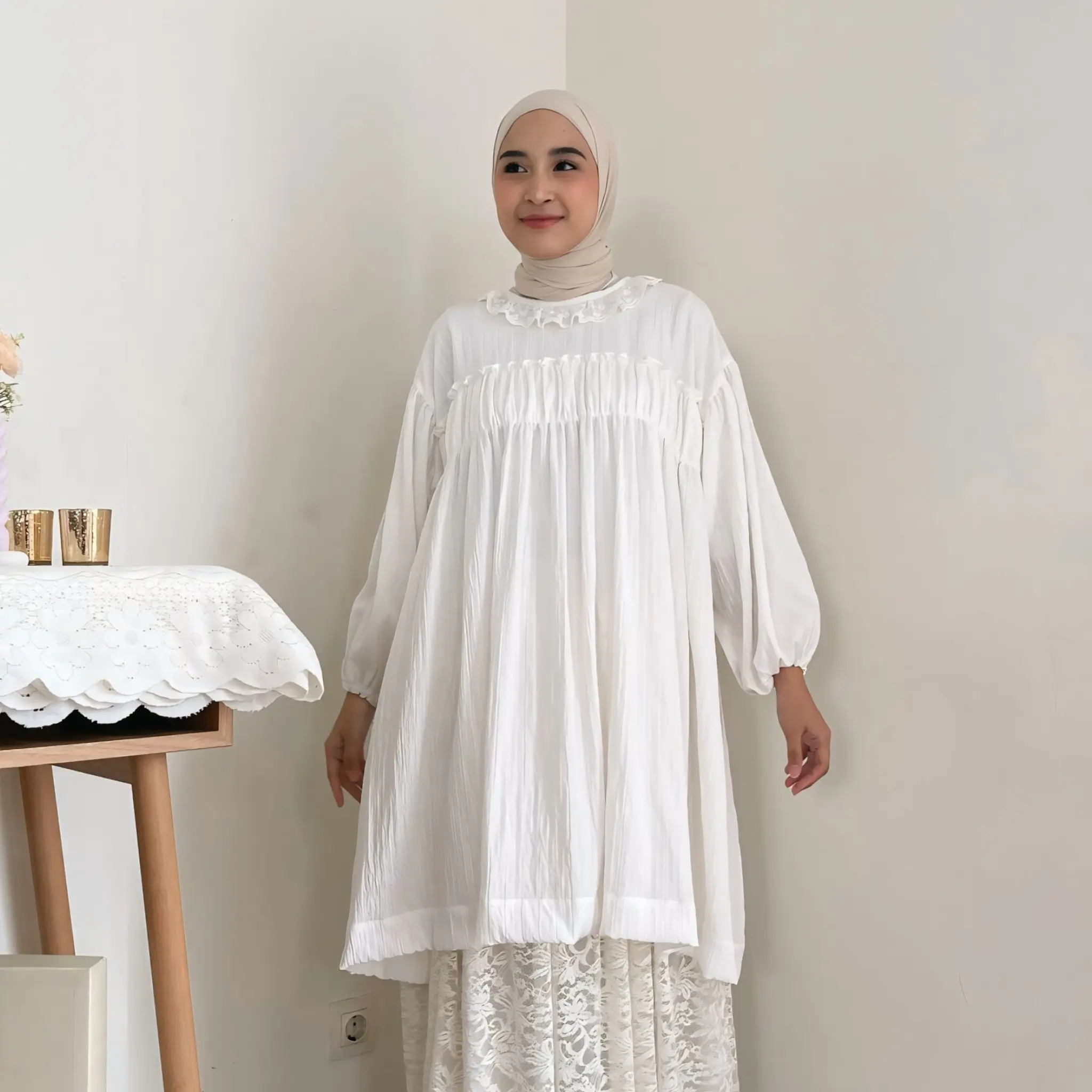 Eclemix Tunic Miaa | Atasan Wanita Tunik Remple | Pakaian Muslim Casual