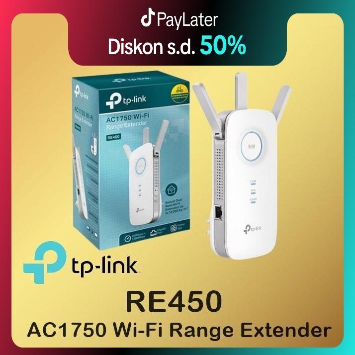 TP-Link RE450 : AC1750 Wi-Fi Range Extender TP Link RE450 Router Smart ...