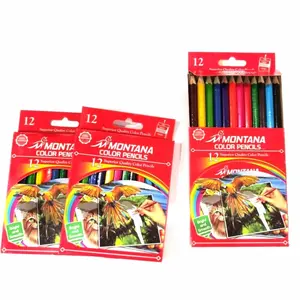 pensil warna pendek 12w Montana Johar Market