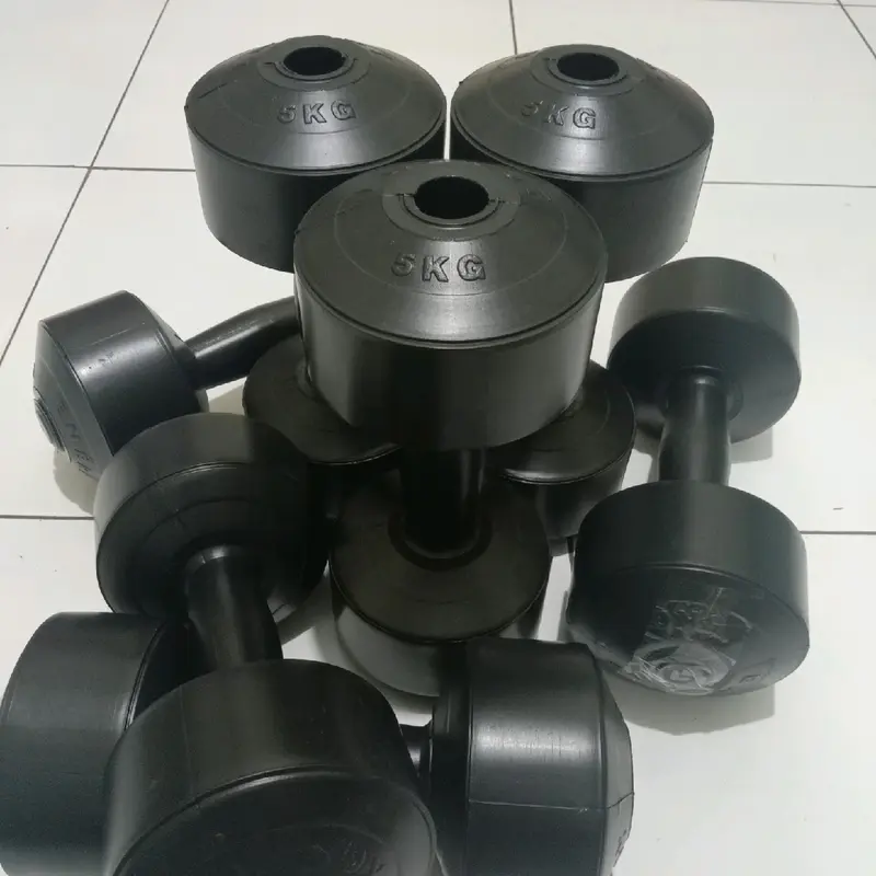 dumbell kosongan/barbel klontongan uk 5kg sepasang (2pcs) 8