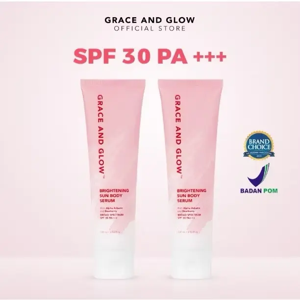 Grace and Glow Brightening Sun Body Serum SPF 30 PA+++ - grace and glow