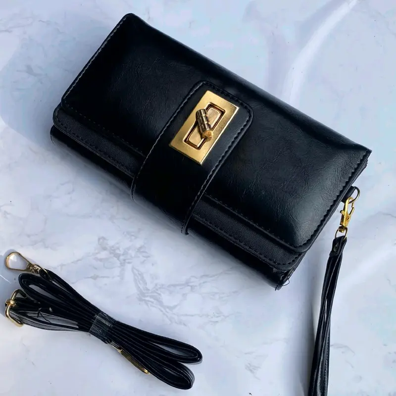 Dompet Celsy Cleva Bordir Elvita untuk Wanita dengan 2 Lapisan dan Tali Genggam Gratis - dompet Uang, Kartu 8