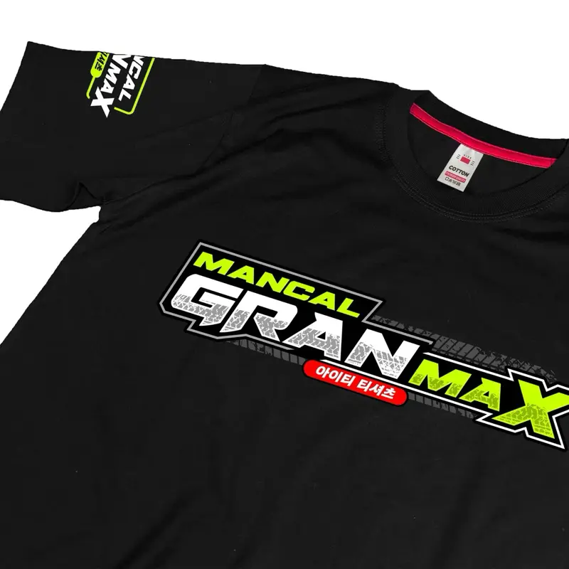 Kaos Atasan Mancal Gran Max Pick Up Original Modifikasi Terbaru Katun Hitam 4