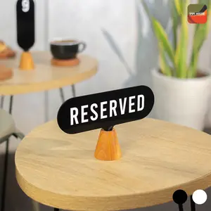 Papan Tanda Reserved Meja Resto Reserved Sign Cafe - INPI
