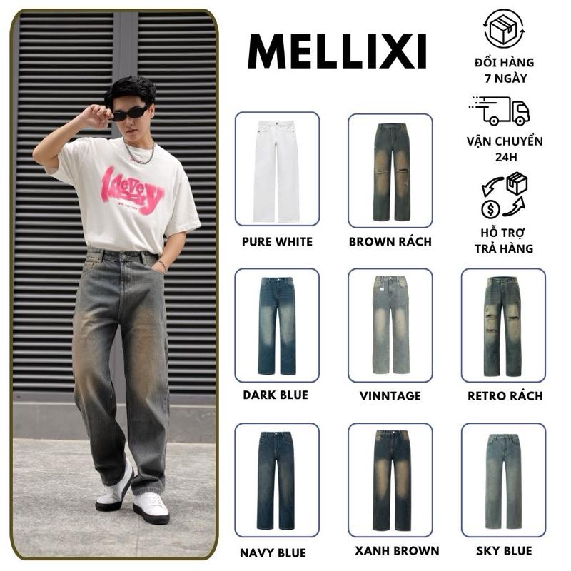  Quần jean nam quần jean xuông nam phong cách trẻ trung năng đông dễ phối đồ Menswear Cotton Pants 