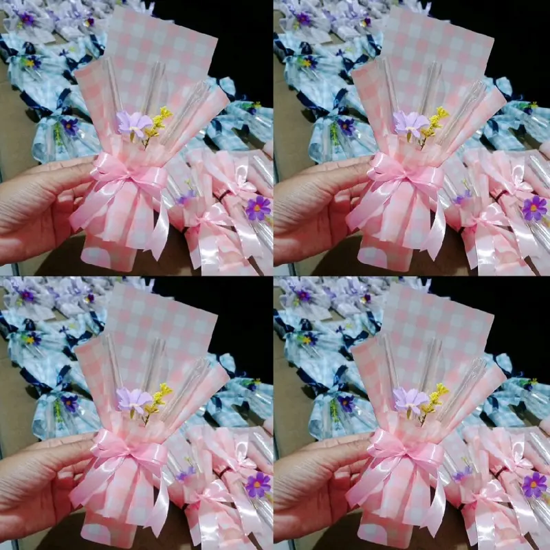 Buket Mini Kosongan Uang/Buket Lebaran/panjang -+18cm/100% Realpict foto sendiri/Langsung Kirim 3