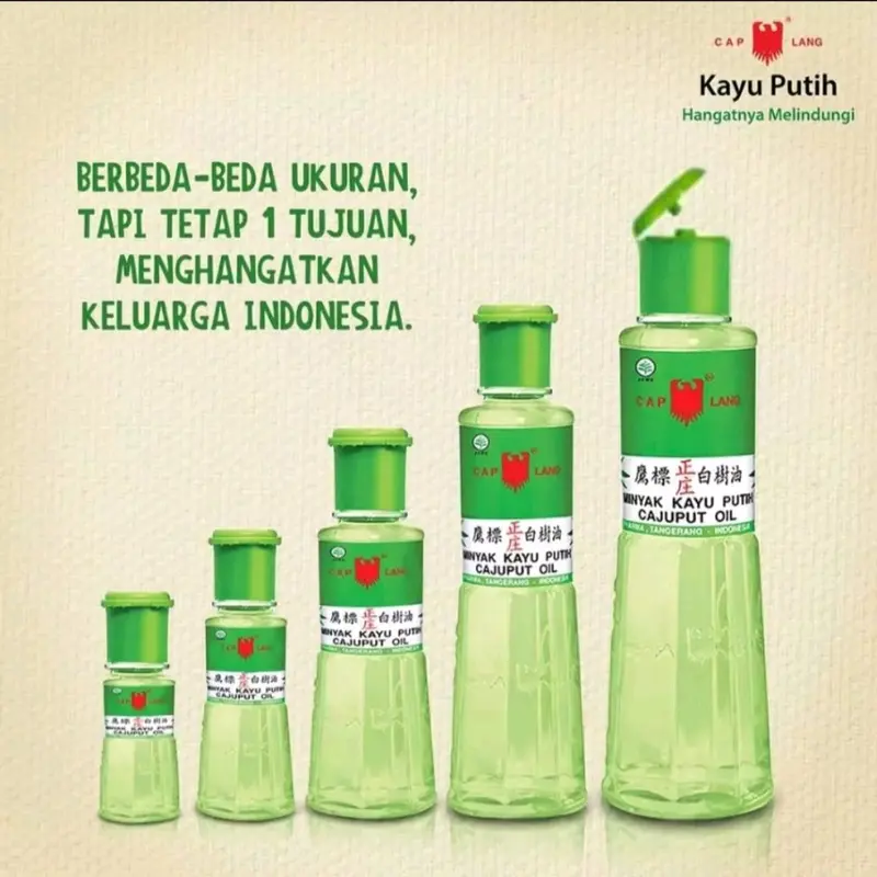 MINYAK KAYU PUTIH CAP LANG 210ML Bayi Menghangatkan 1