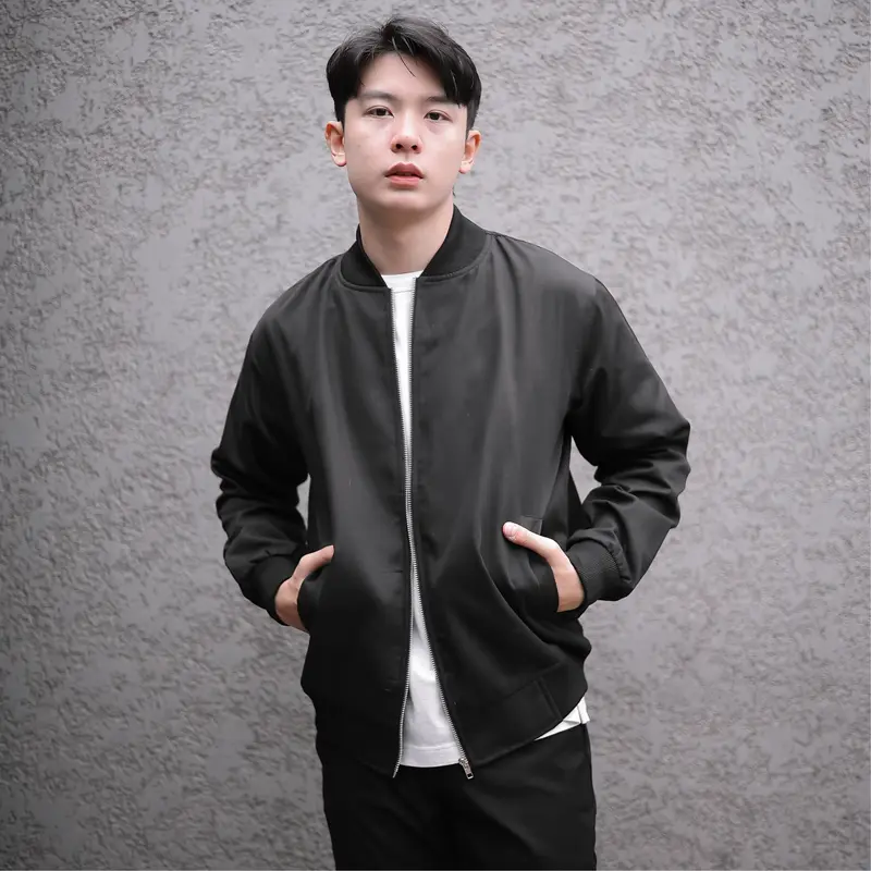 Jaket Bomber Casual Pria | Bomber Jacket Pria | | Jacket Bomber Canvas Pria Original Premium 2